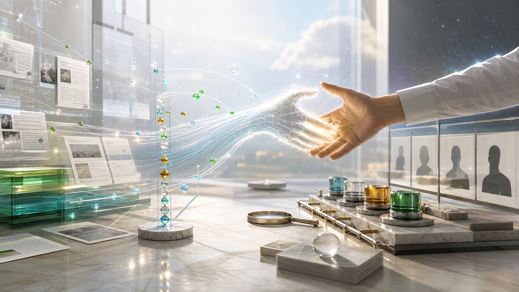 Handshakes for Source-Grounded AI Sessions editorial image for WN Magazine