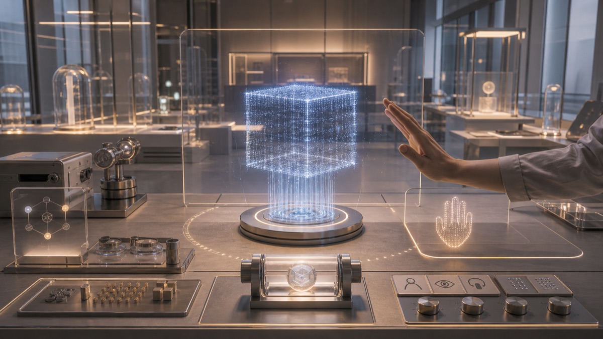 Hologram Touch Receipts editorial art for WN Magazine