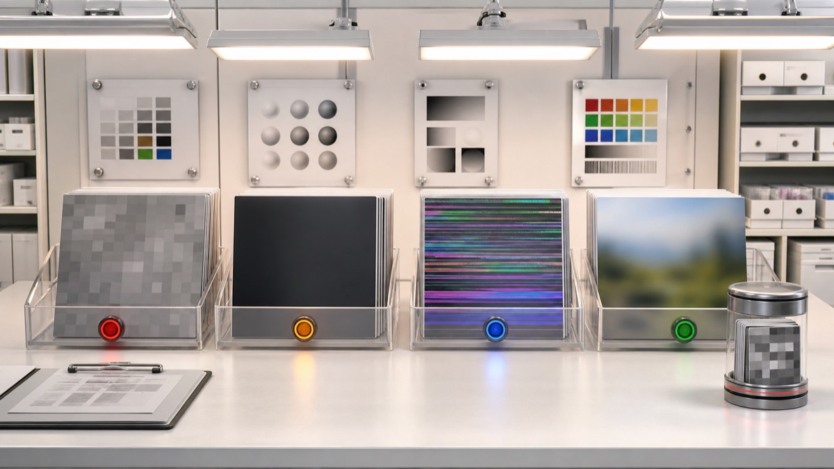 A calm bright image studio aftercare room includes privacy screens and safe storage capsules.