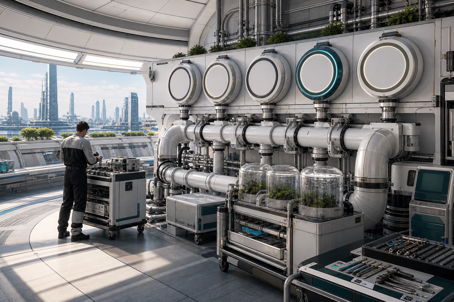 Maintenance Clocks for OSTSS Air Loops editorial image for WN Magazine