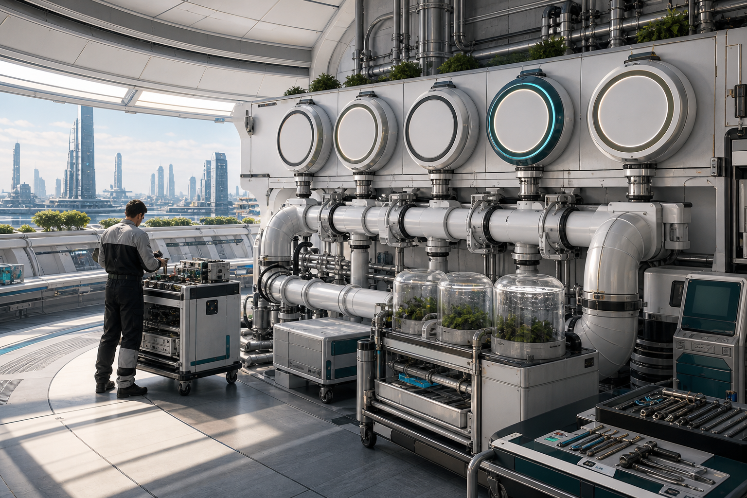 Maintenance Clocks for OSTSS Air Loops editorial image for WN Magazine