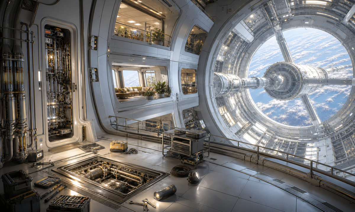 Maintenance Windows for OSTSS Cities editorial art for WN Magazine