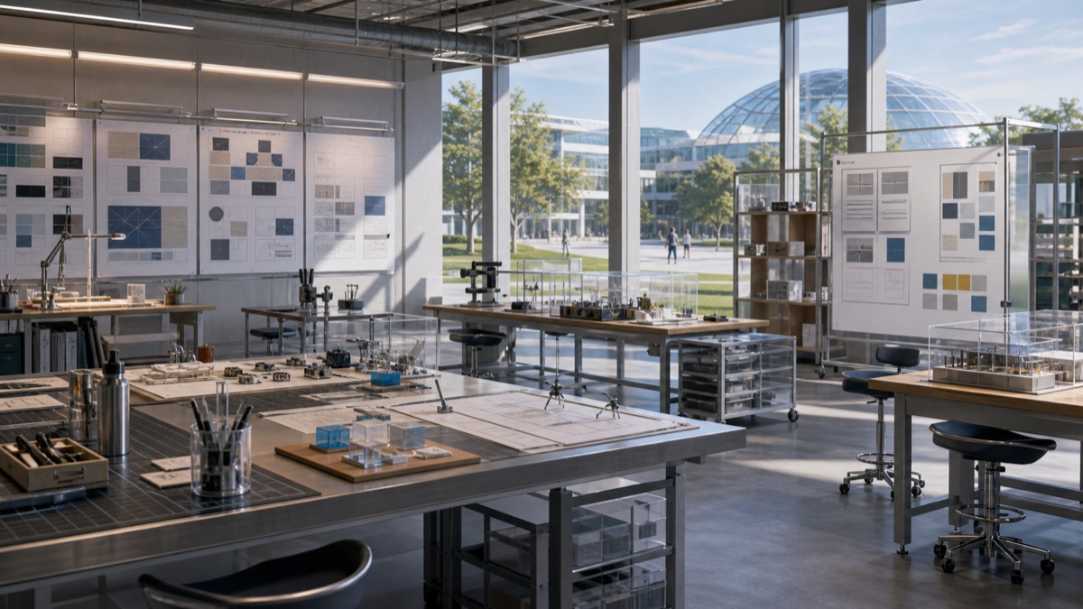Nonaccredited Studios With Real Rigor editorial art for WN Magazine