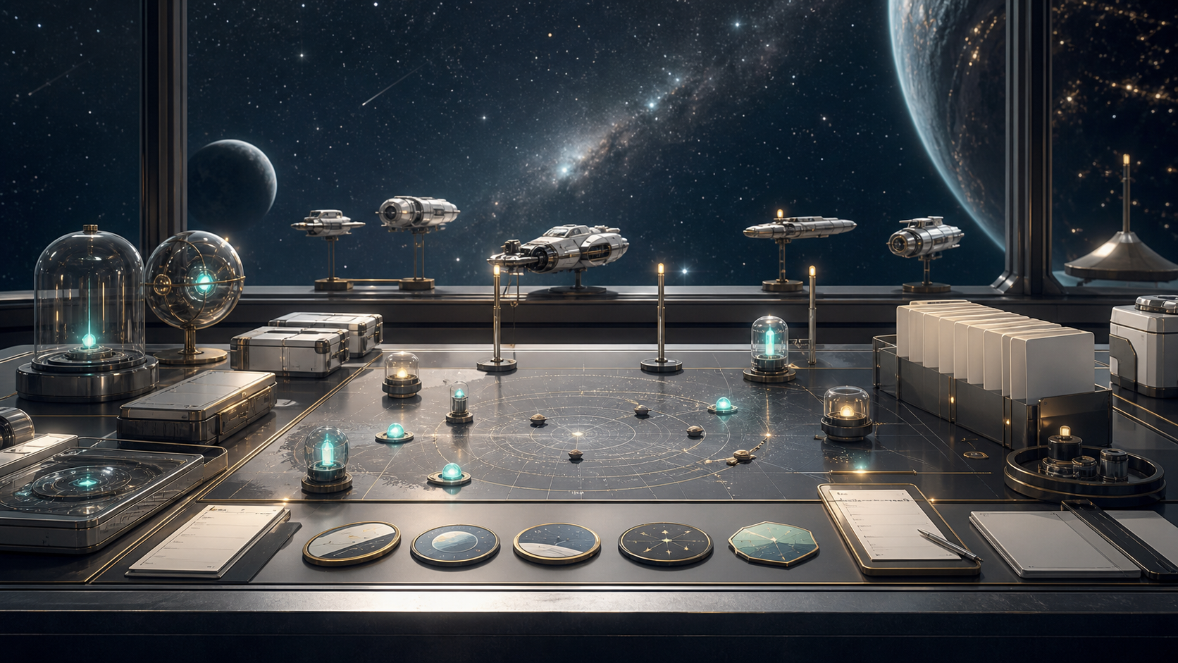 Nonmilitary Signal Books for Deep-Space Fleets editorial image for WN Magazine