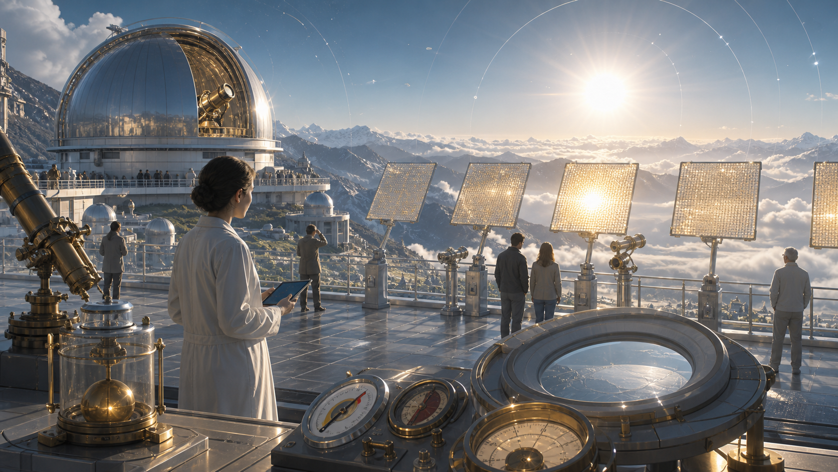Observatories Before Stellar Industry editorial art for WN Magazine