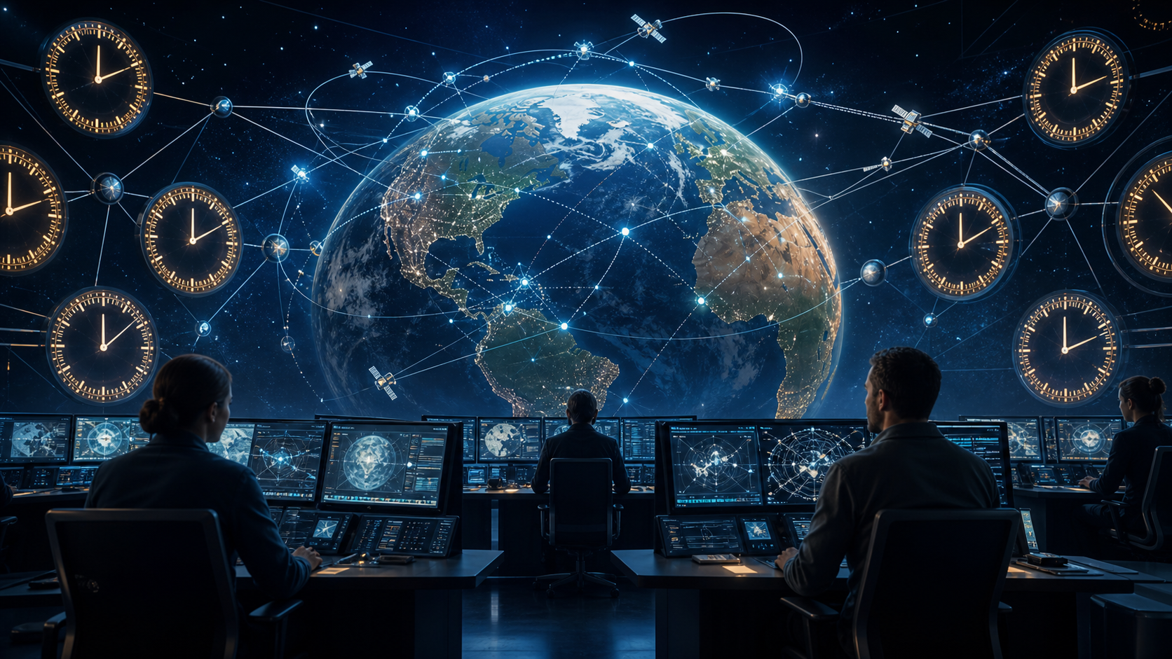 Omnipresent Networks With Local Clocks editorial art for WN Magazine