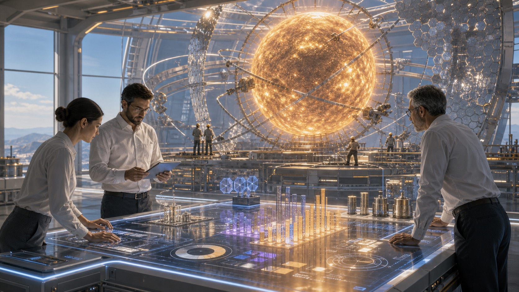Ordinary Budgets for Stellar Engineering editorial art showing an ordinary-budget discipline for stellar engineering concepts and source-world energy language