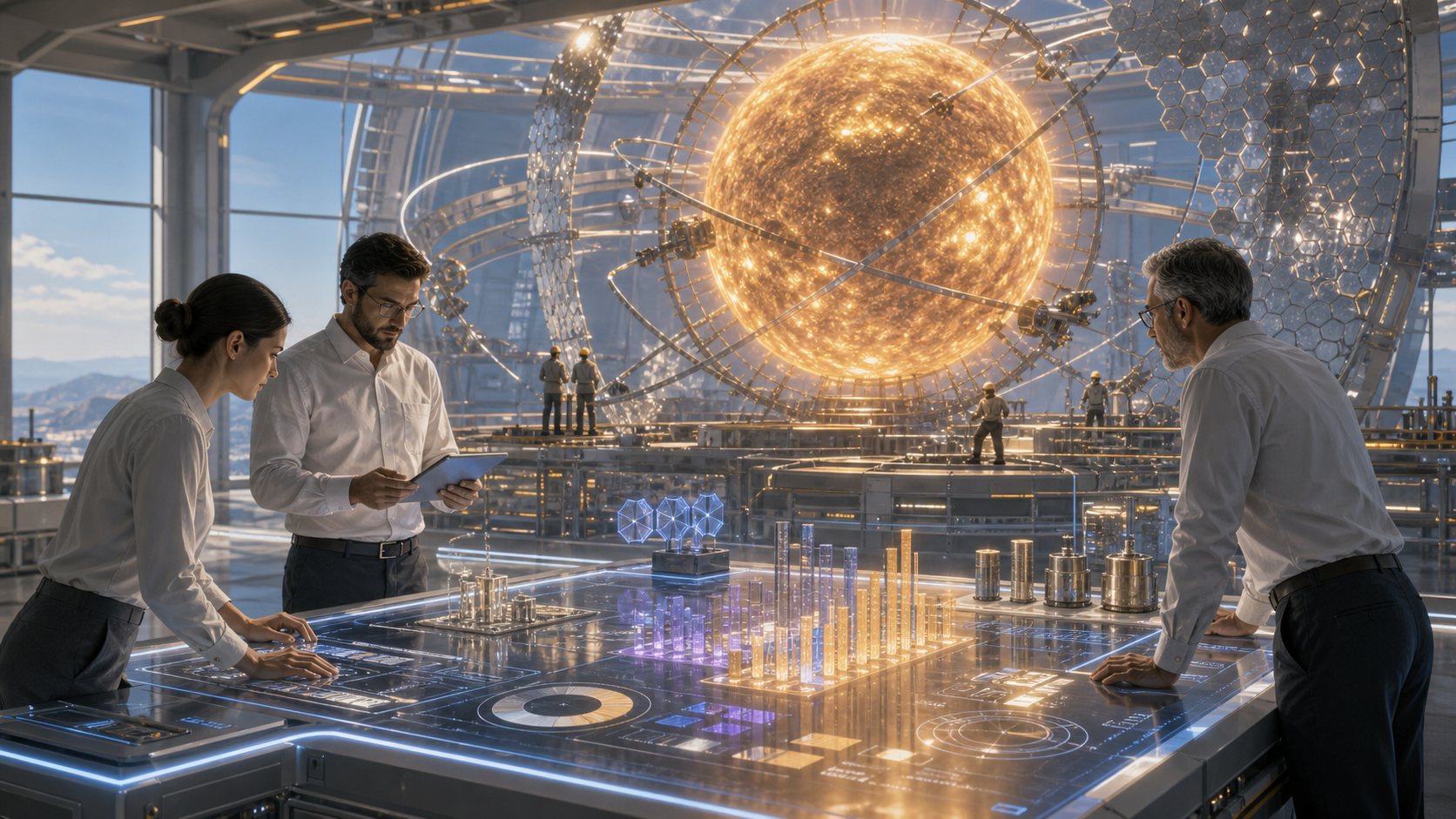 Ordinary Budgets for Stellar Engineering editorial art showing an ordinary-budget discipline for stellar engineering concepts and source-world energy language