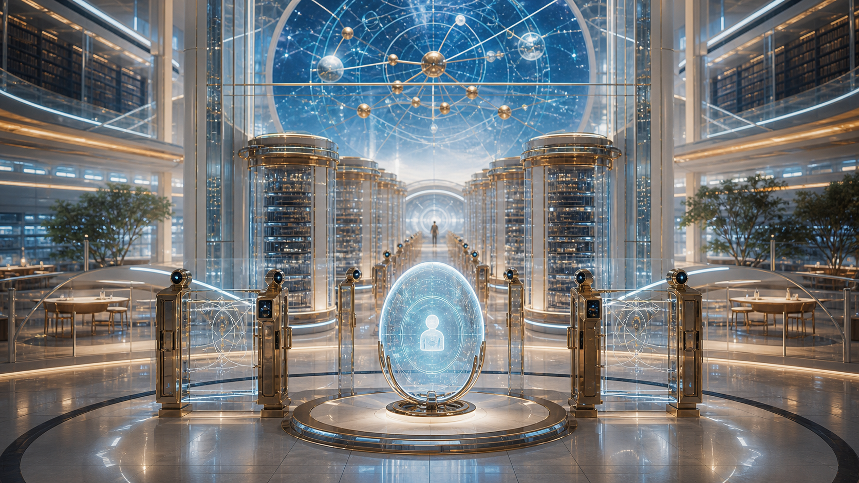 Privacy Boundaries for Omniversal Search editorial art for WN Magazine