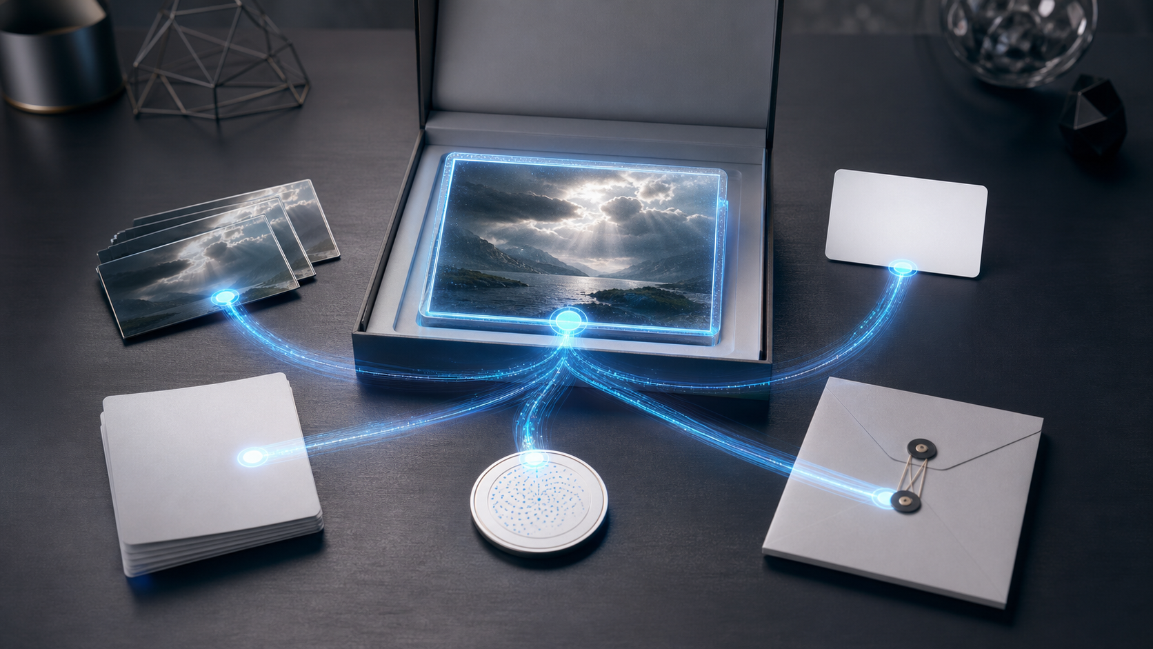 Provenance Trails for Export Packets editorial art for WN Magazine