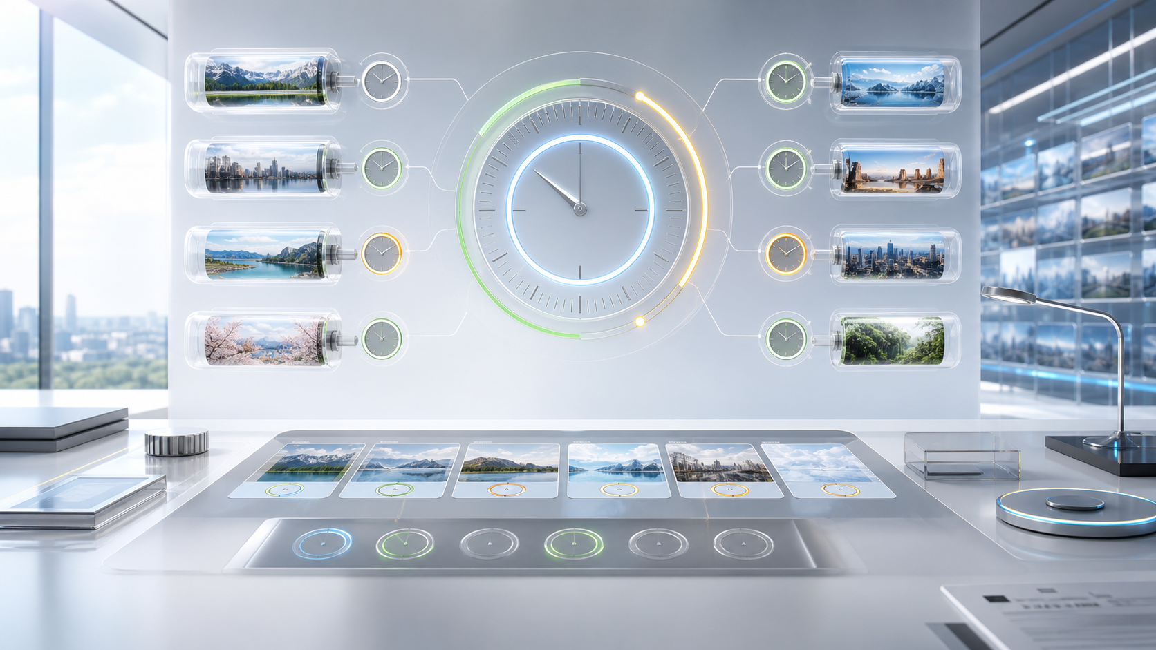 Reference Image Consent Expiry Clocks editorial art for WN Magazine