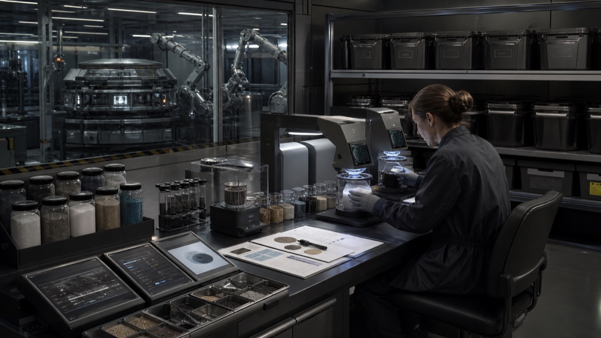 Replicator Feedstock Watermarking Before Abundance editorial art for WN Magazine