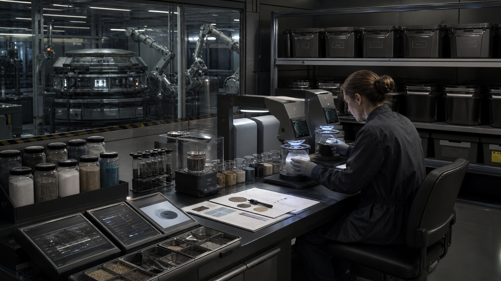 Replicator Feedstock Watermarking Before Abundance editorial art for WN Magazine