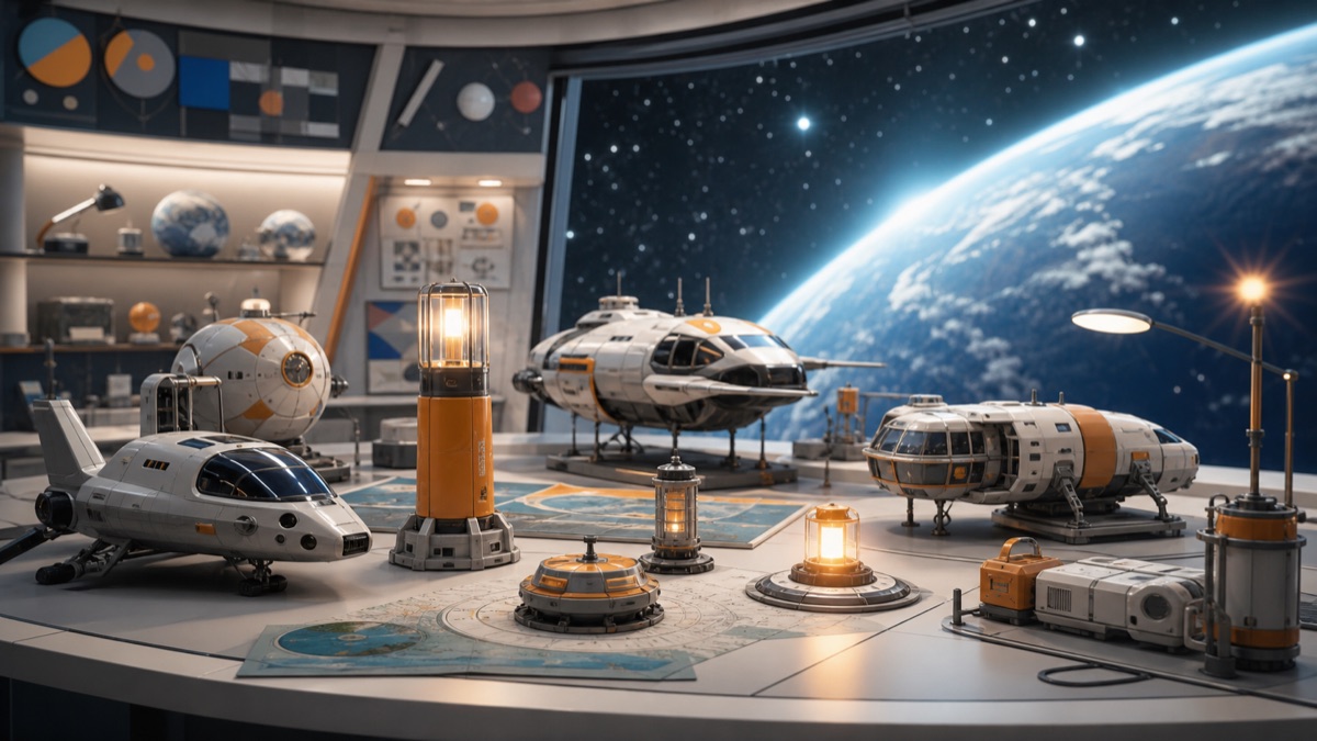 Rescue Beacons Before Spaceship Classes editorial image for WN Magazine