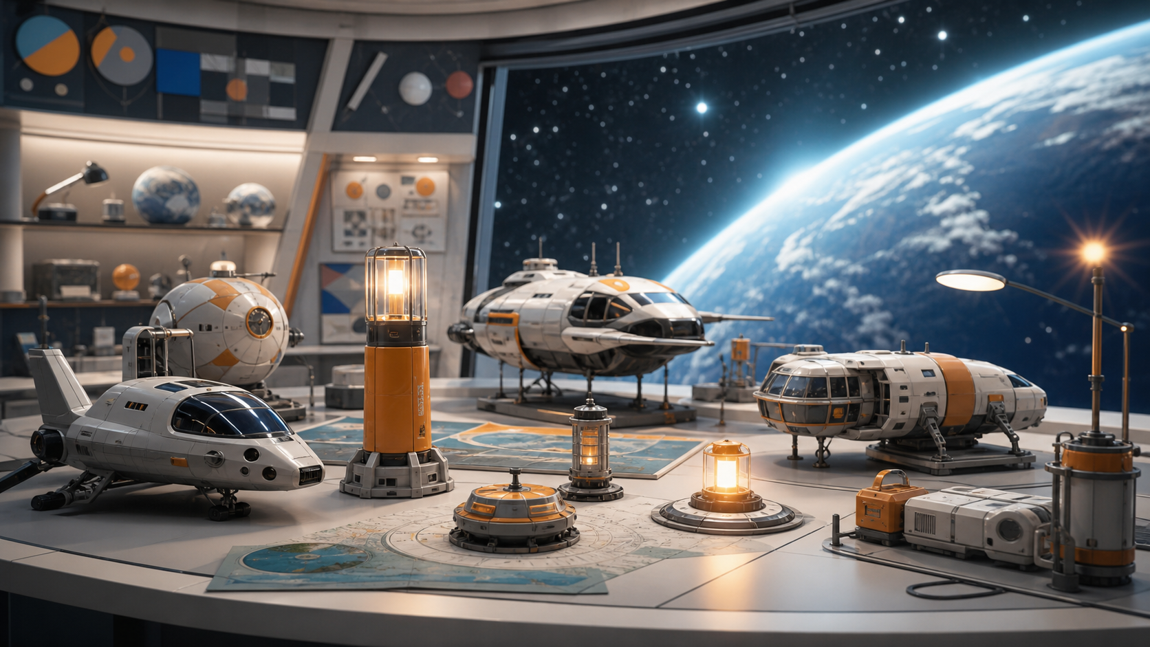 Rescue Beacons Before Spaceship Classes editorial image for WN Magazine