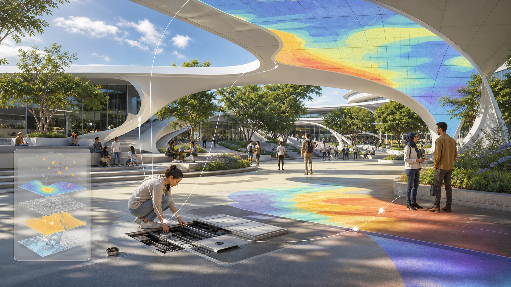 Shade Ledgers for Superformula Campuses editorial art for WN Magazine