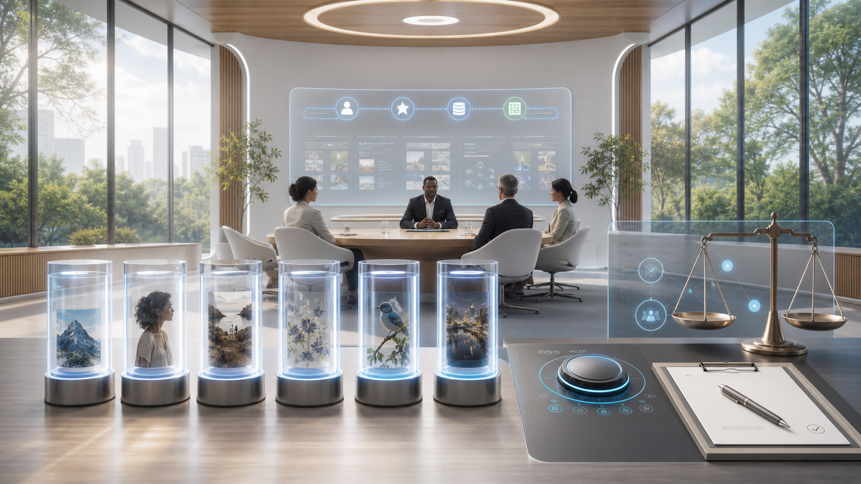 Source Owner Appeals for AI Training editorial art for WN Magazine