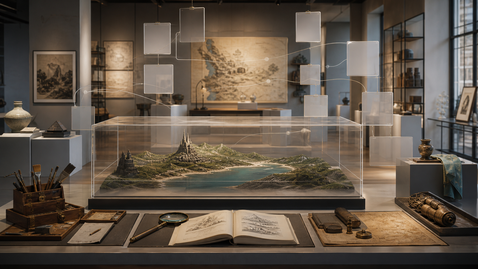 Source-World Provenance in the Exchange editorial art for WN Magazine