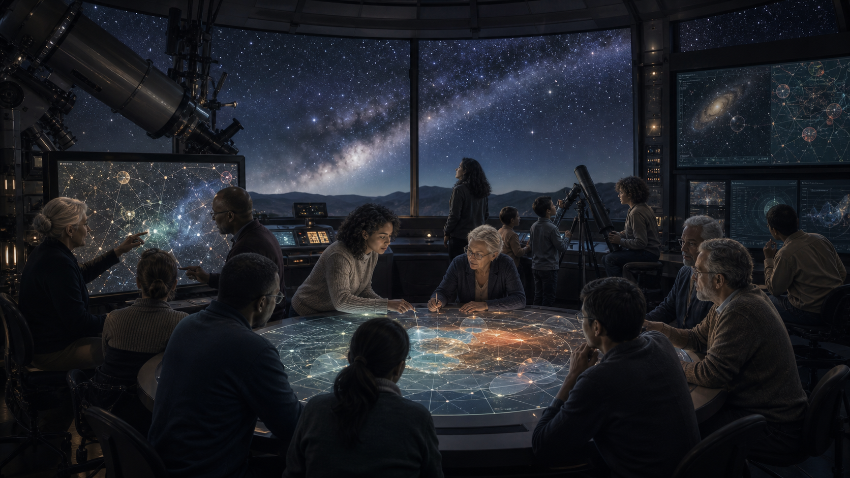 Stellar Observation Without Ownership editorial art for WN Magazine