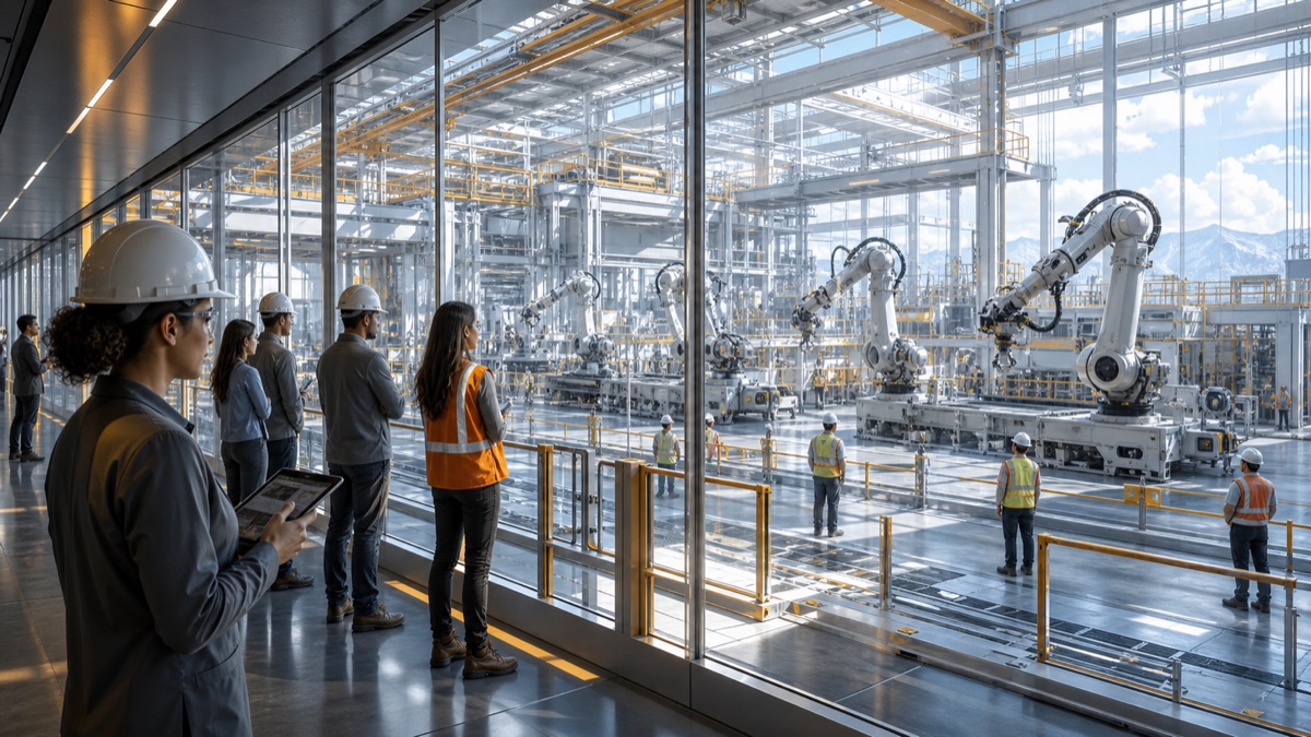 Superfactory Permits and Public Sightlines editorial art for WN Magazine
