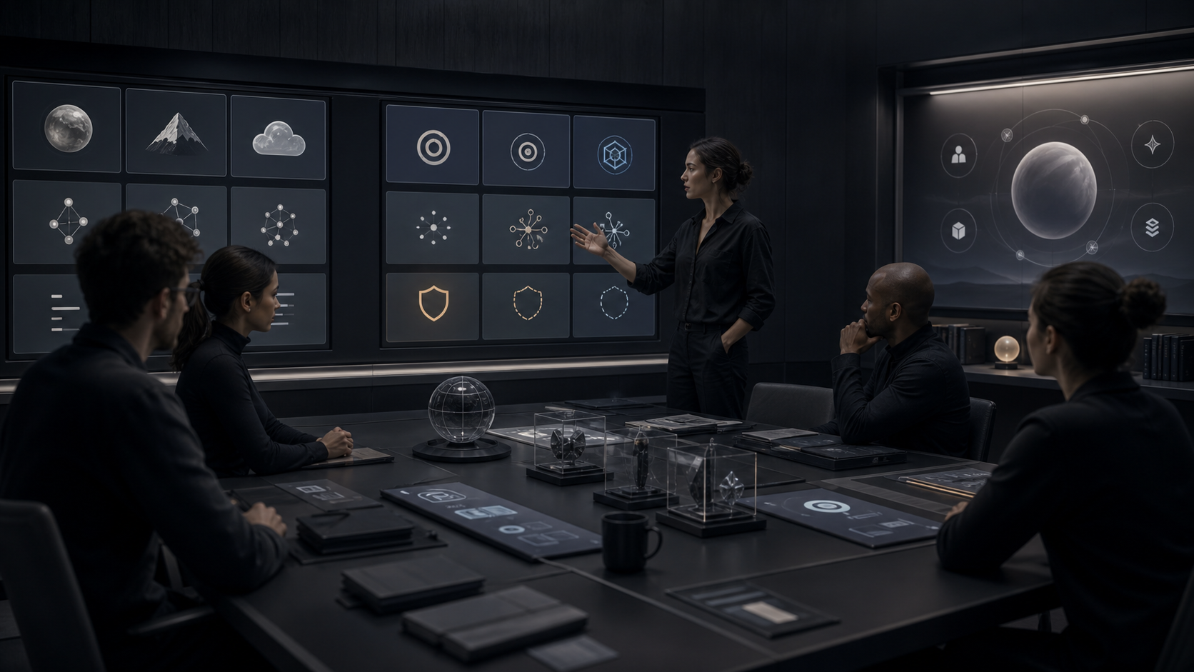 Syndicate Noninvestment Briefing Rooms editorial art for WN Magazine