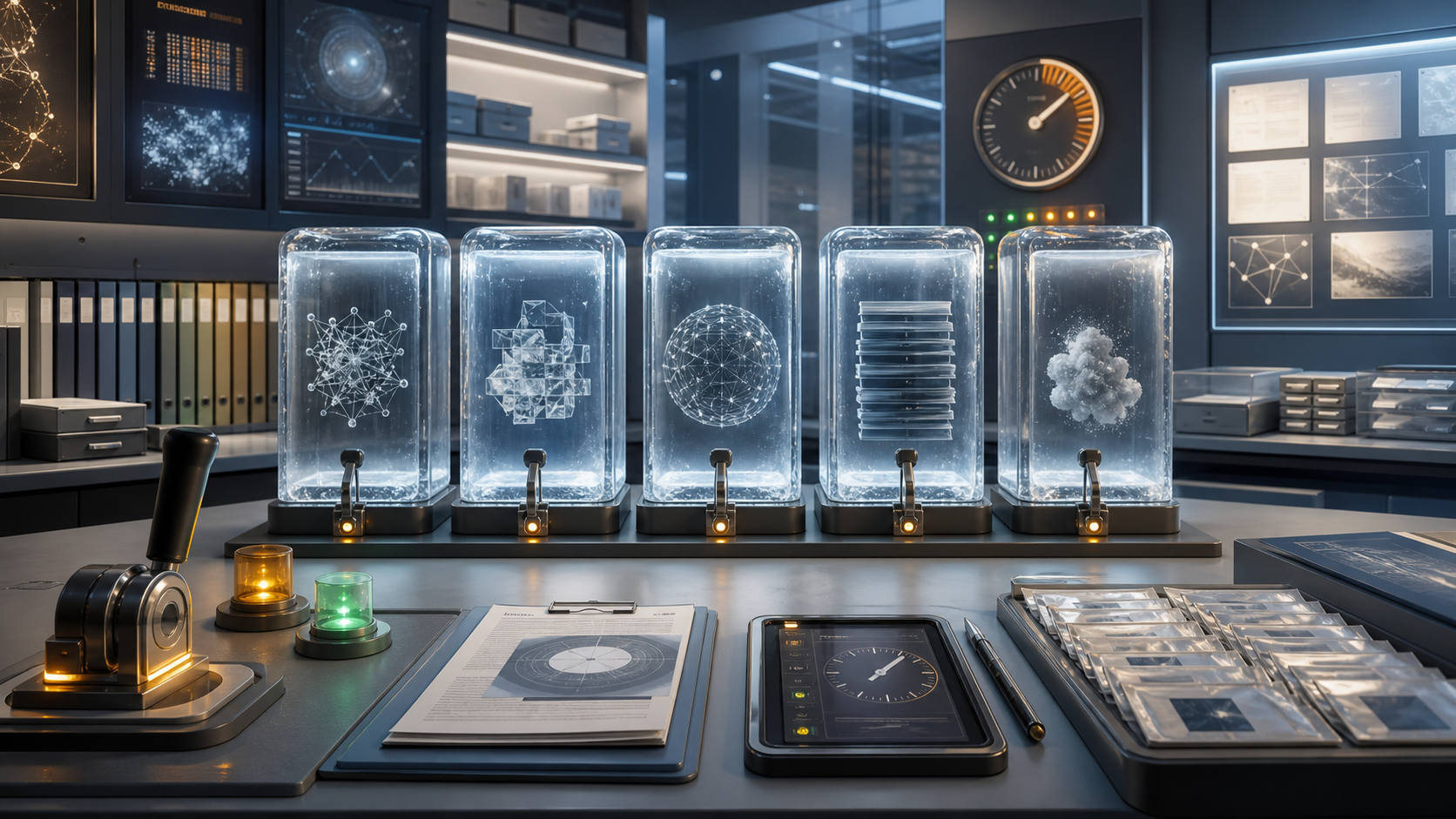 Synthetic Training Claim Freezers editorial art for WN Magazine