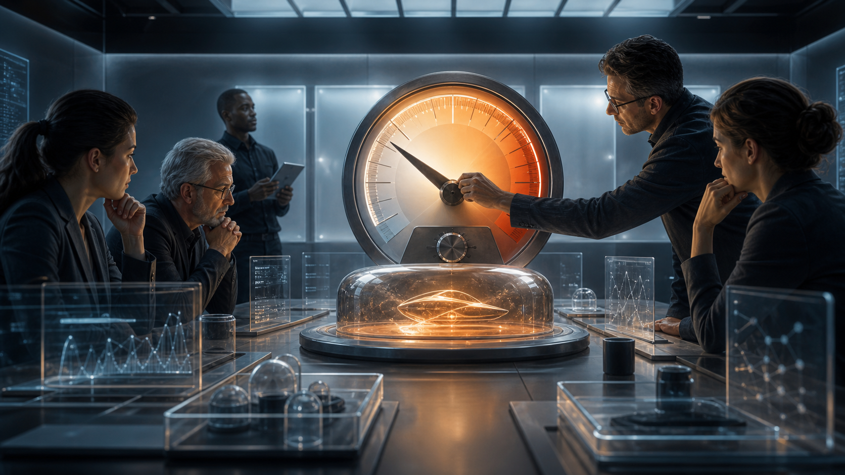 Temperature Scales for Frontier Claims editorial art for WN Magazine