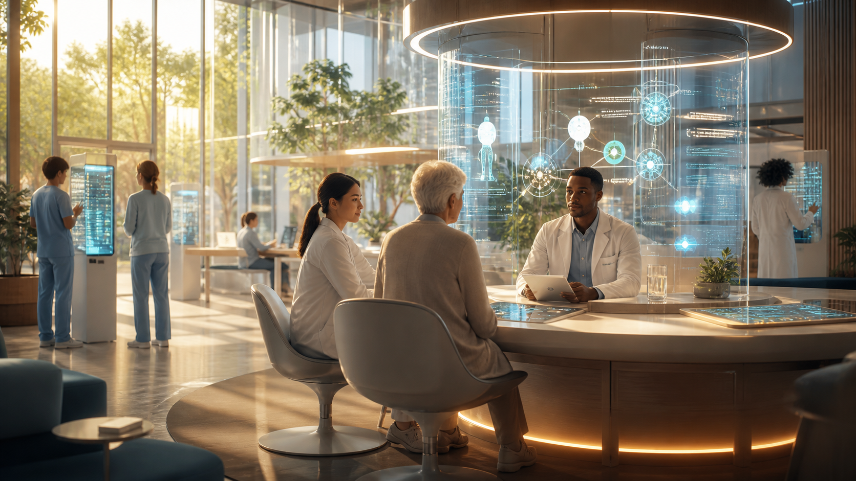 The Hospital That Still Asks Permission editorial art for WN Magazine