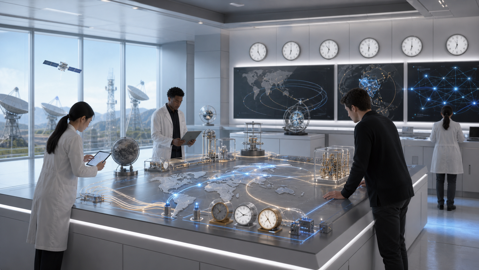 The Latency Table for Omnipresent Networks editorial art for WN Magazine