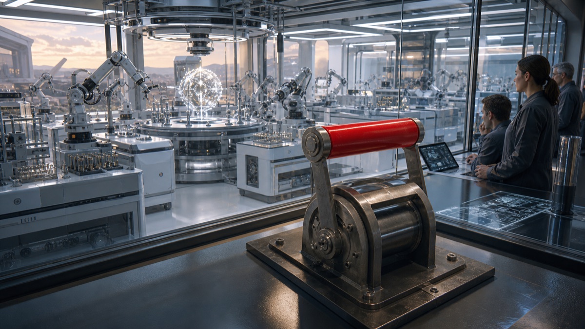 The Manual Pause Inside Autonomous Labs editorial art for WN Magazine