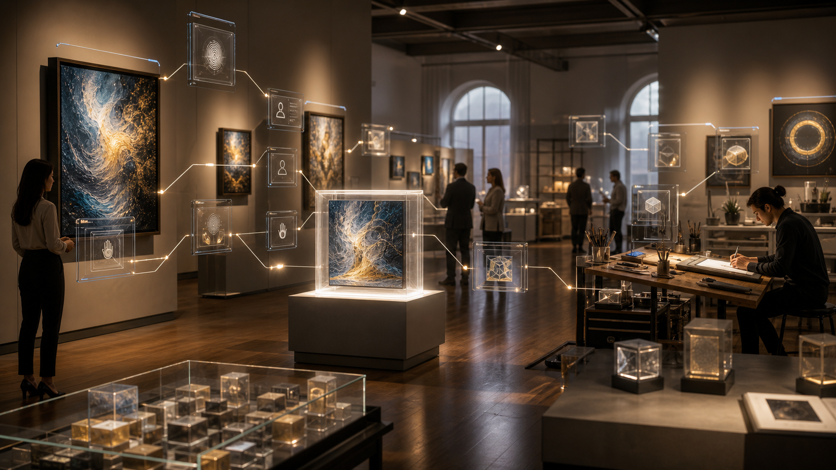 The Market for Provenance, Not Hype editorial art for WN Magazine
