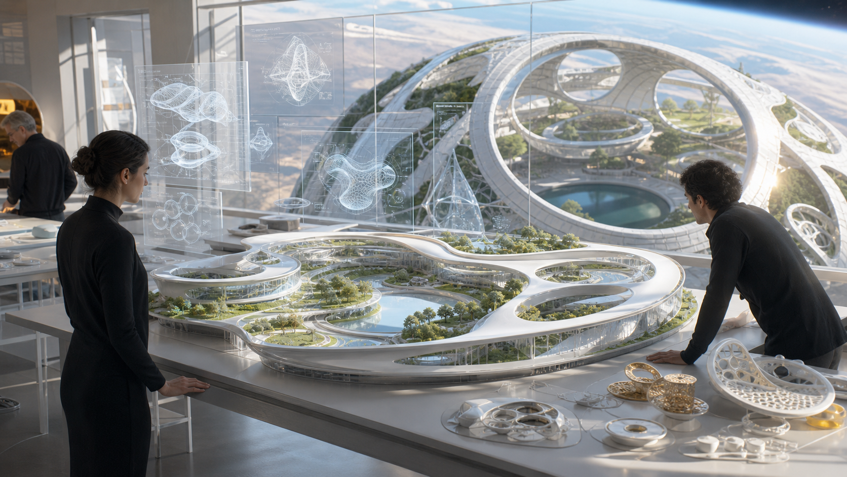 The Superformula as Civic Geometry editorial art for WN Magazine