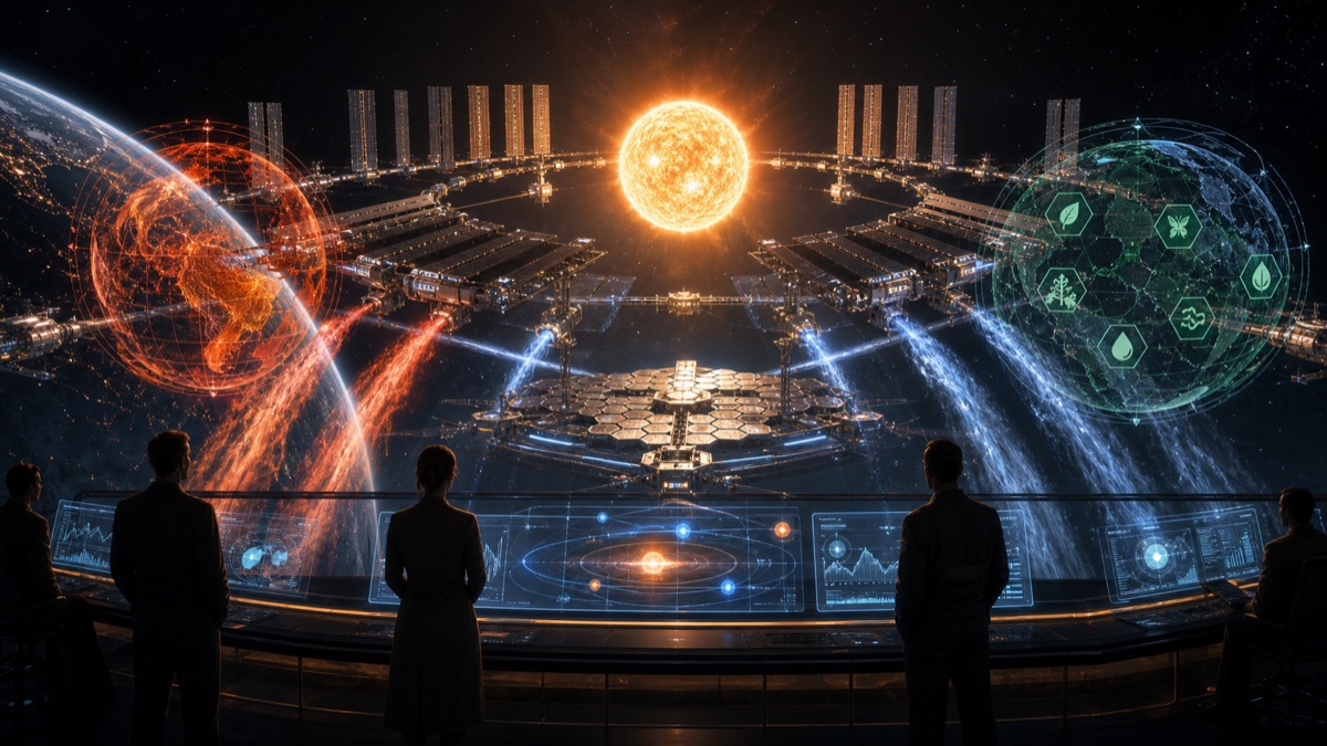 The Thermal Ethics of Stellar Ambition editorial art for WN Magazine