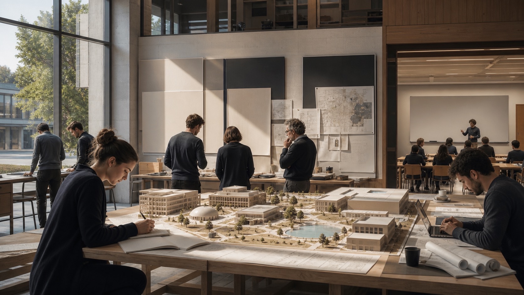 The Unfinished University Discipline editorial art for WN Magazine