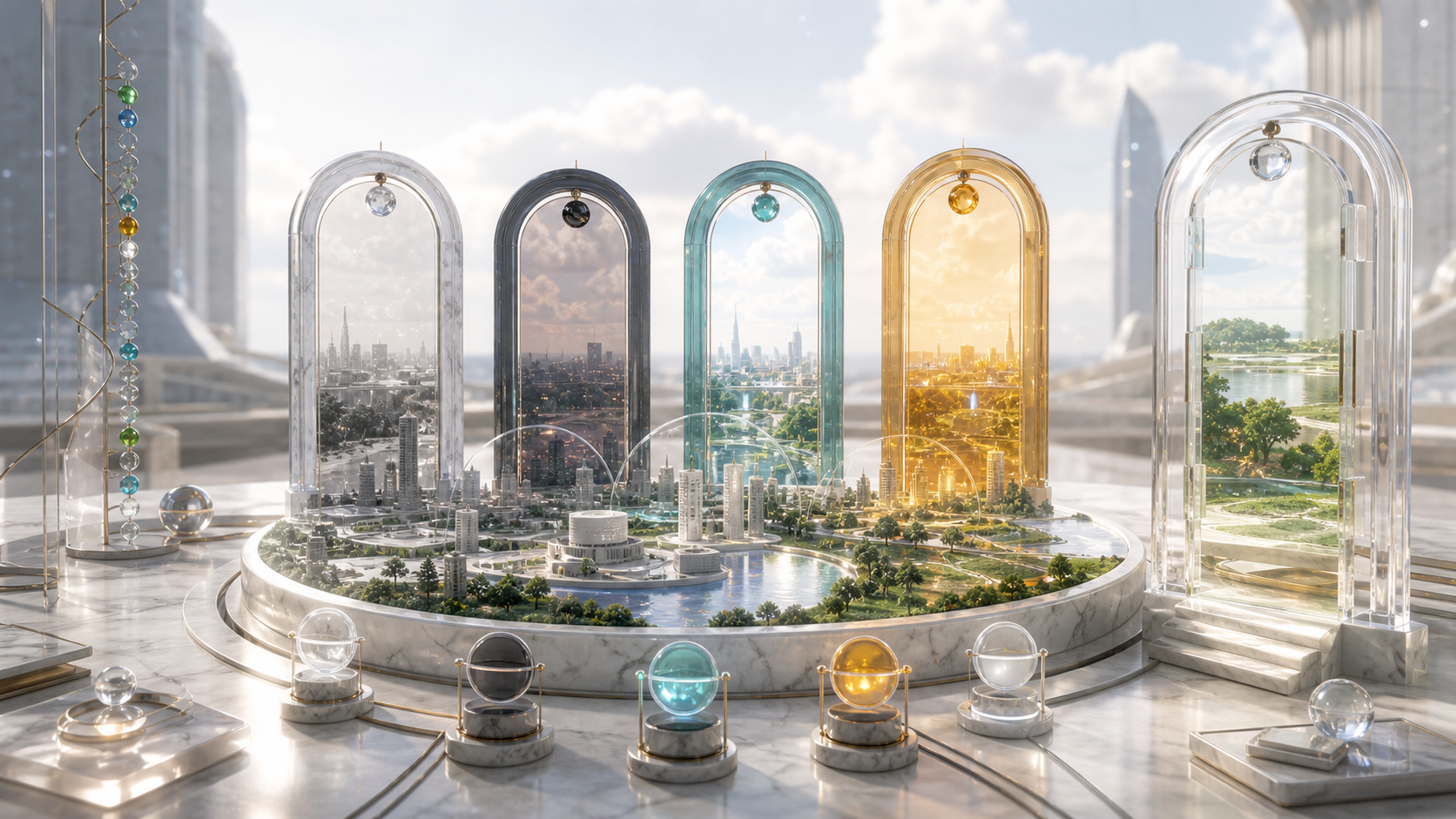 Version Doors for Generated Worlds editorial image for WN Magazine