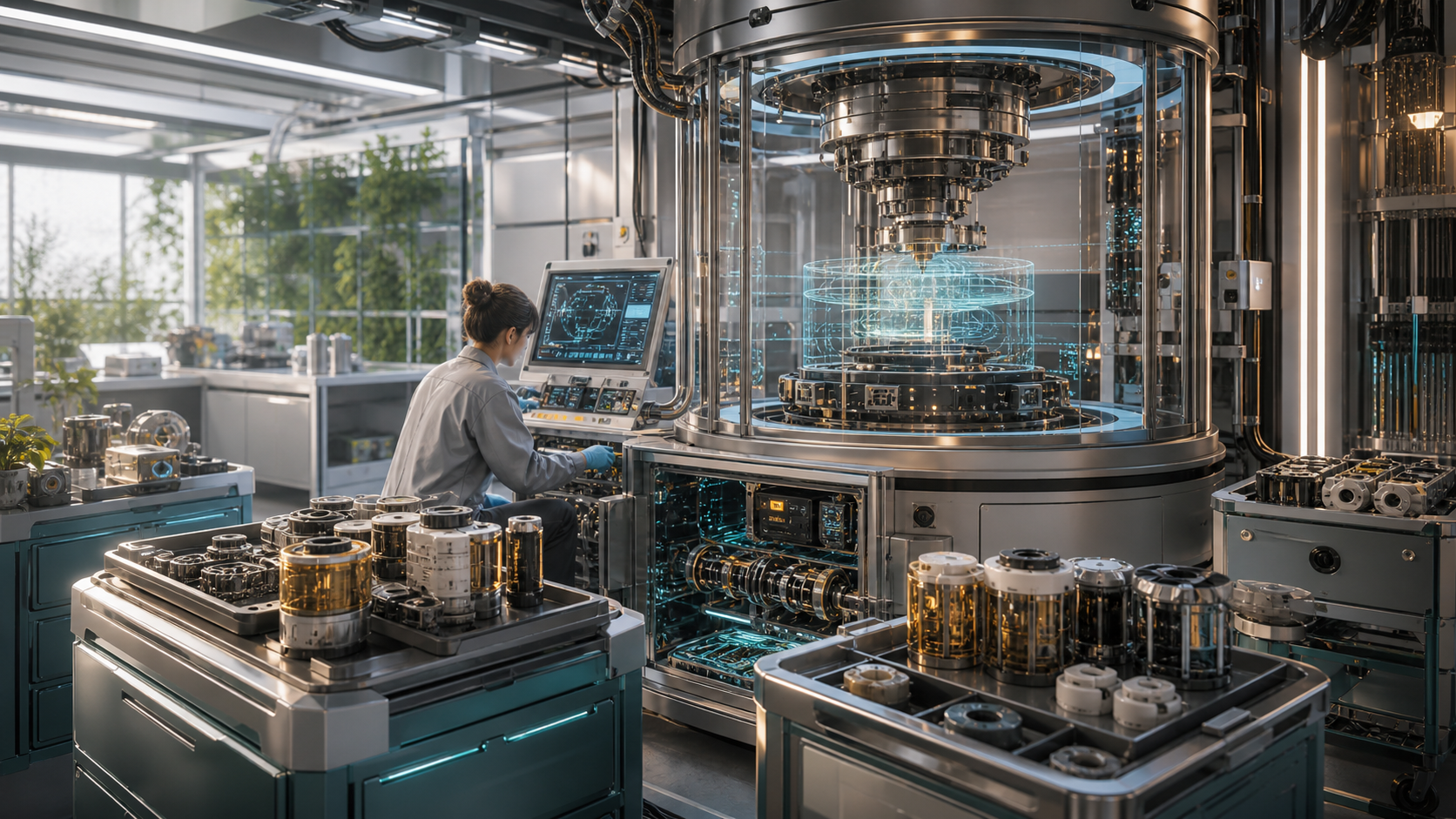 When Replicators Need Repair Budgets editorial art showing a repair budget for speculative matter-compilation systems