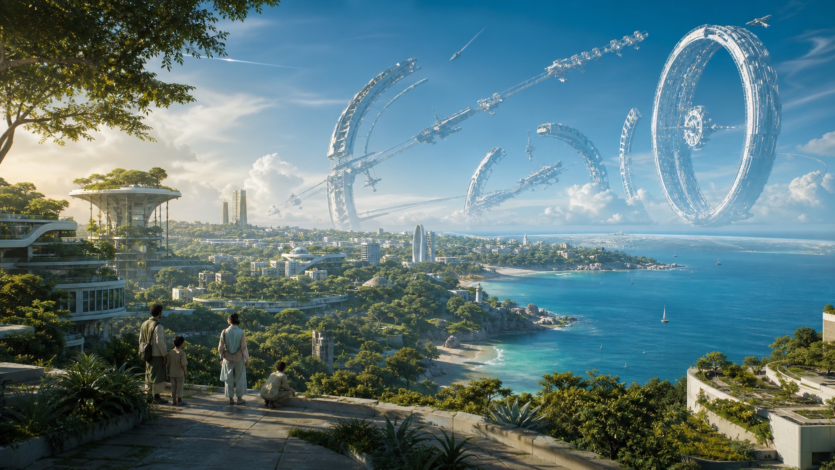 Earth and orbital habitats