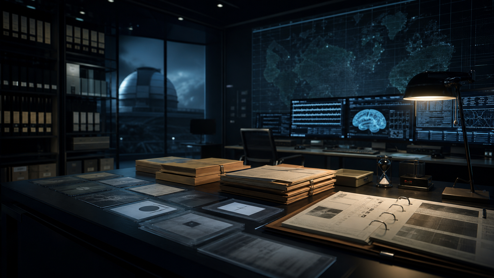 AI-generated remote viewing evidence archive and observatory