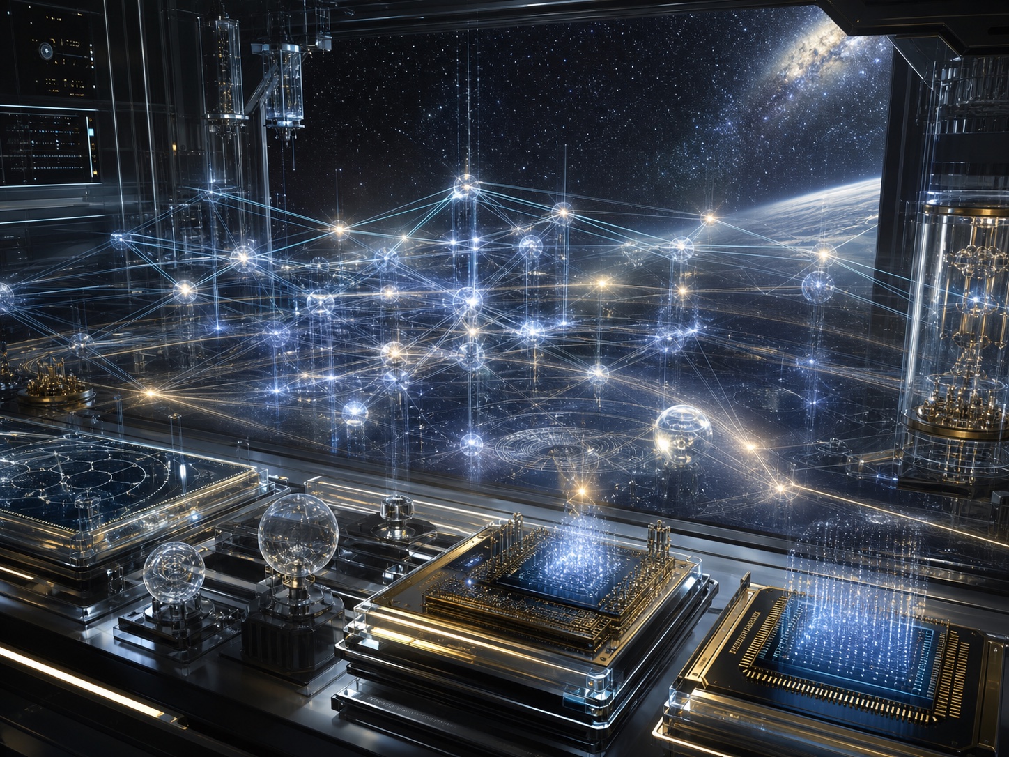 AI-generated White Noise Computer architecture