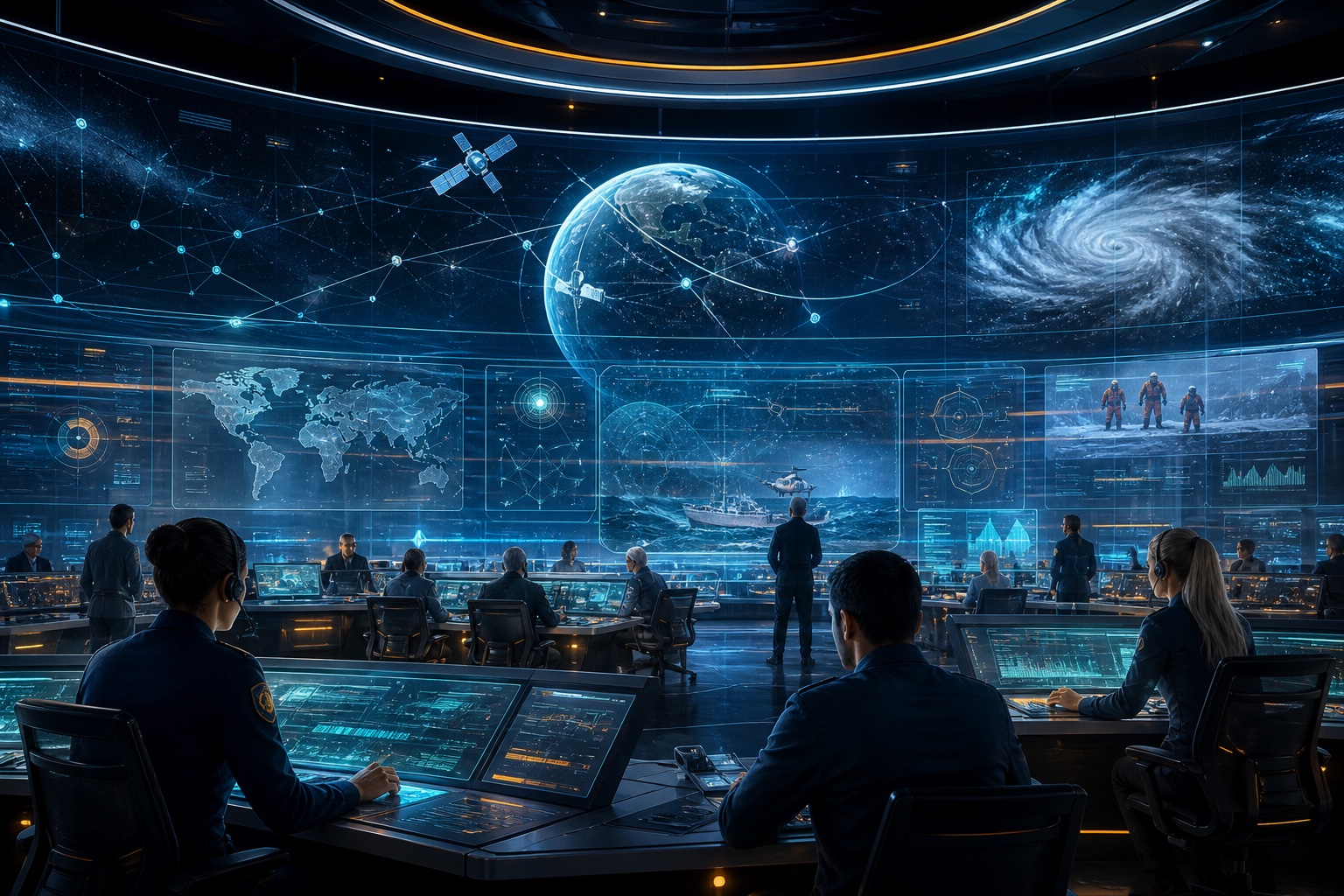 AI-generated international early-warning and decision-support operations centre
