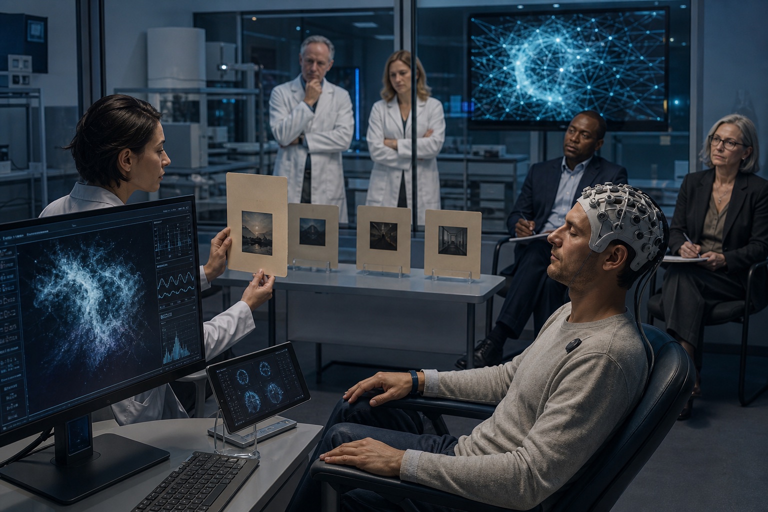 AI-generated consent-gated BCI and AI remote-viewing research lab