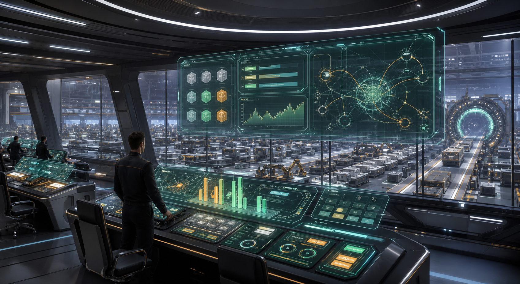Bulk production command room overseeing WN Product quotas