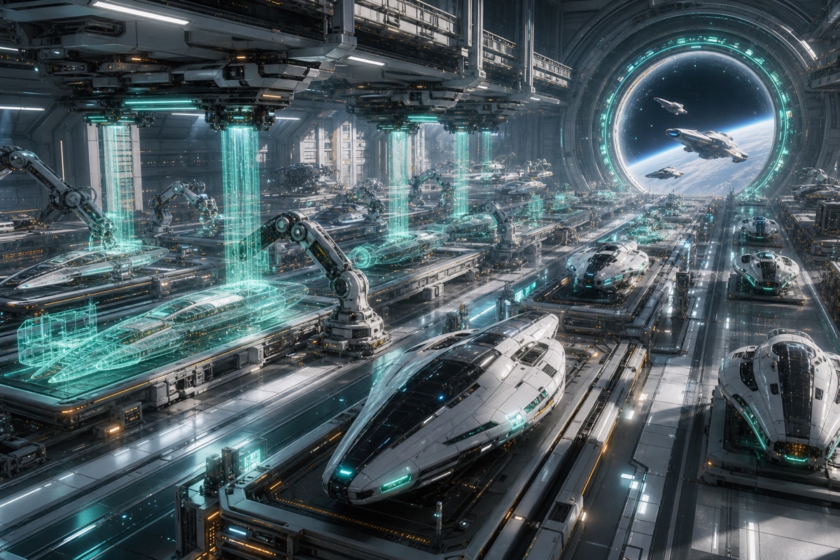 White Noise spaceship development line
