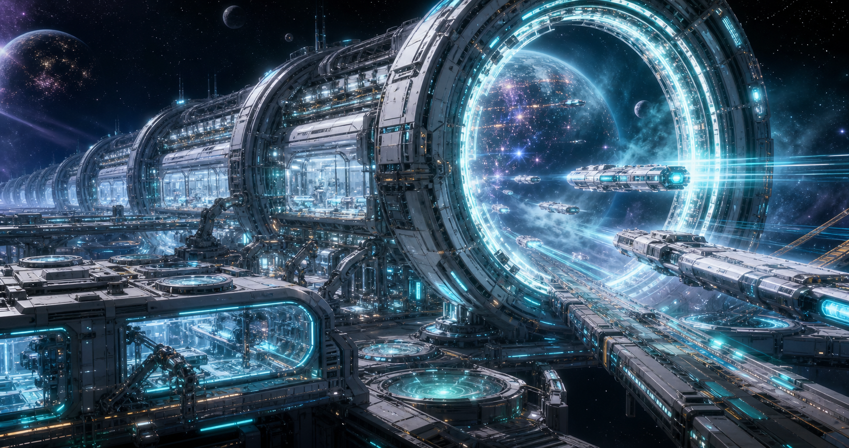 WN Superfactory with stargate deployment rings