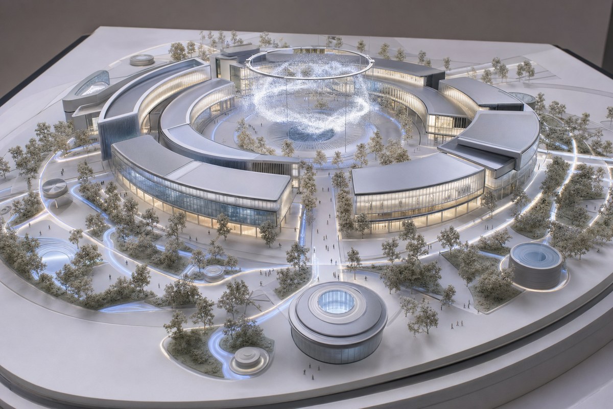 White Noise University Omnipresent Entanglement Quad campus model