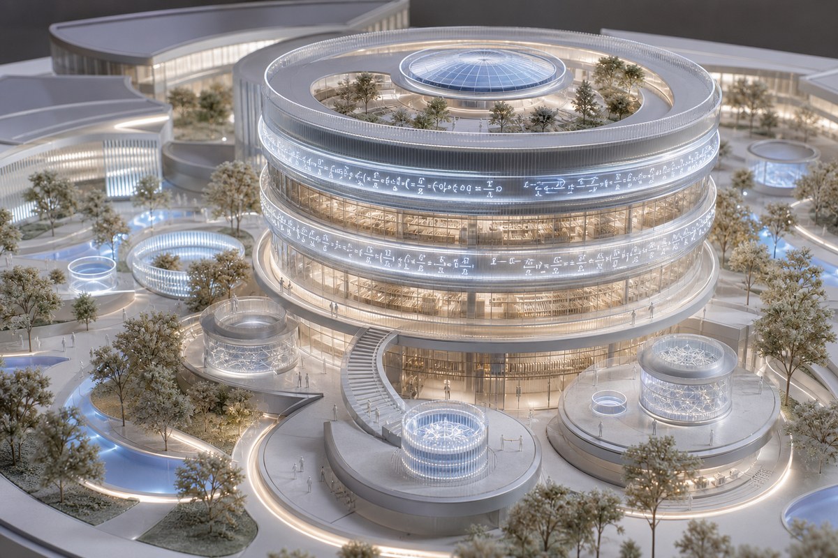 White Noise University Superformula Library campus model