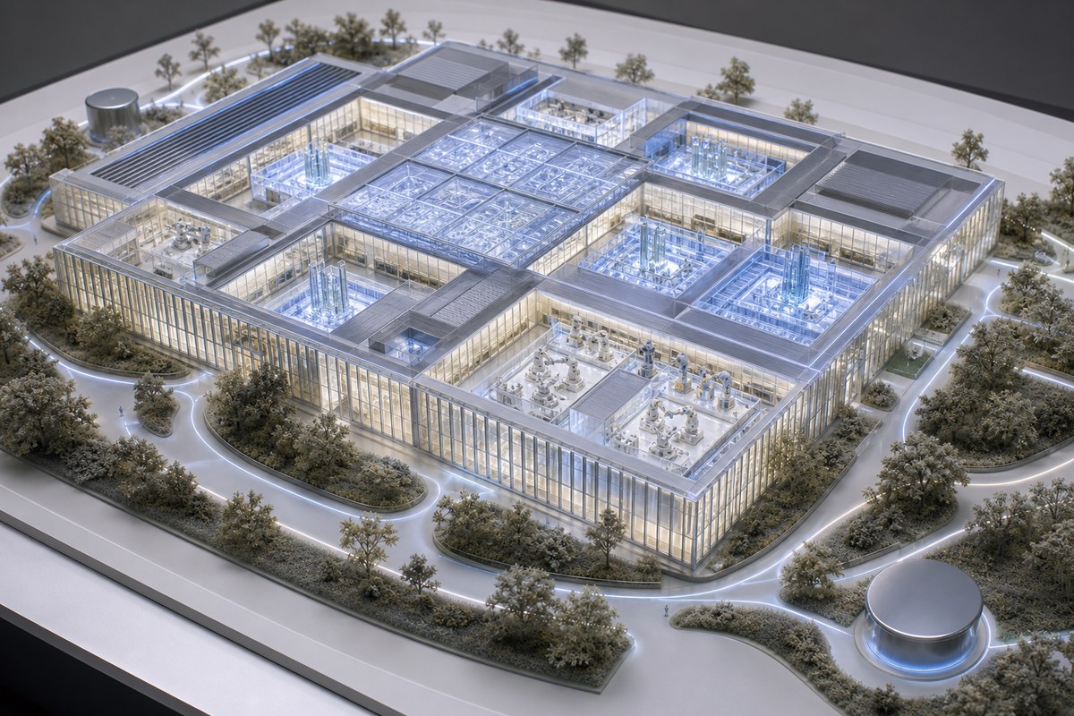 White Noise University WN Chip Foundry campus model