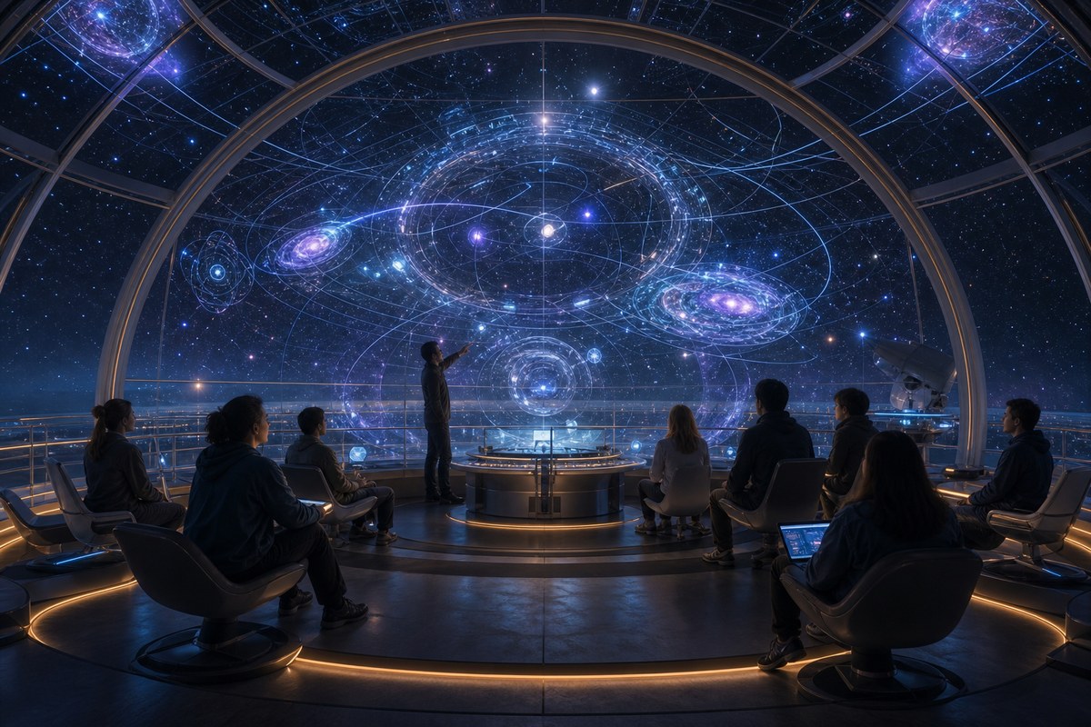 White Noise University Remote Viewing Dome interior seminar